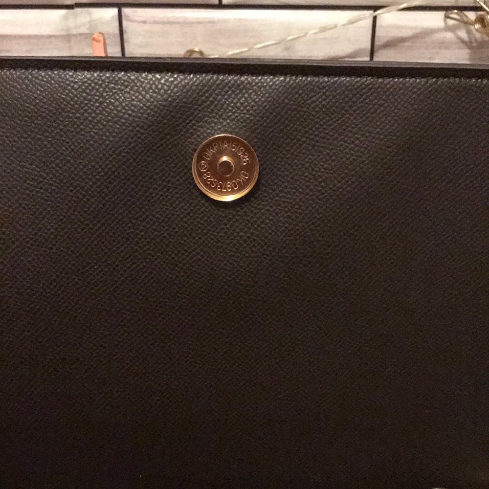 Bebe Black and Gold Chain Shoulder Bag - Picture 10 of 15